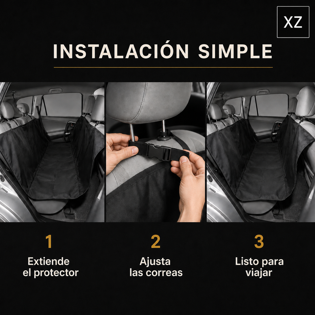 XZ Viaje Pets | Protector de Asiento para Mascotas