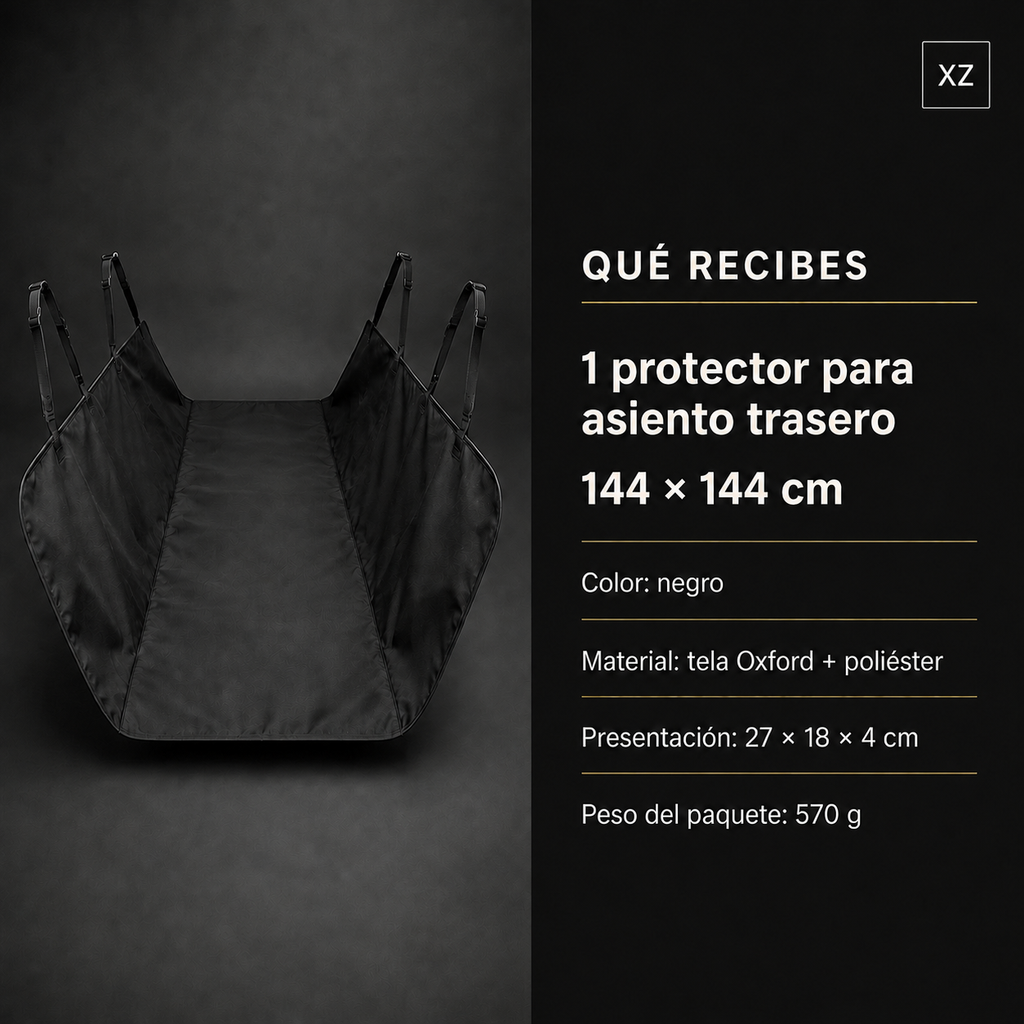 XZ Viaje Pets | Protector de Asiento para Mascotas