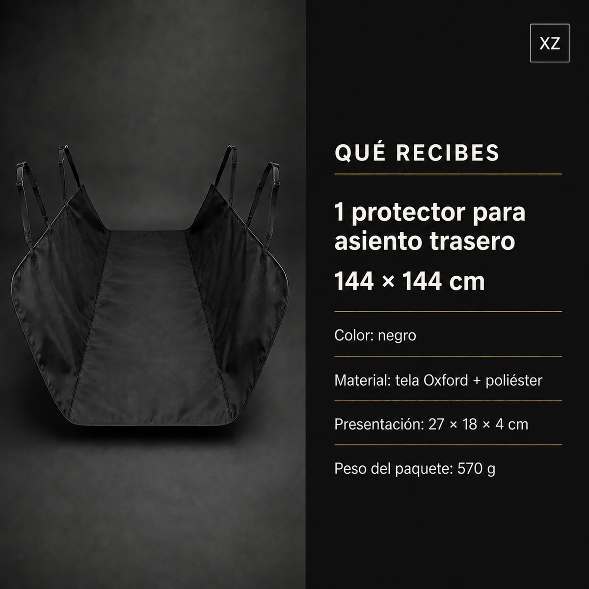 XZ Viaje Pets | Protector de Asiento para Mascotas